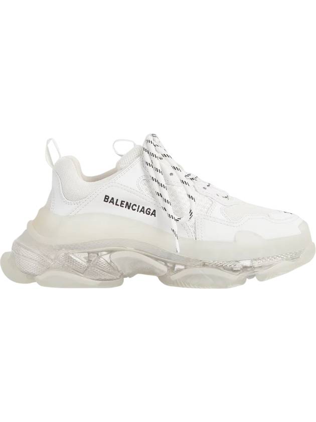 Luxury Balenciaga Trending 2025 Triple S Clear Sole Low Top Sneakers White