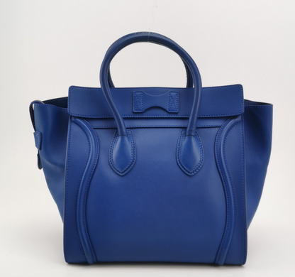 Luxury CELINE Luggage Bag mini 30cm blue 250211781058410
