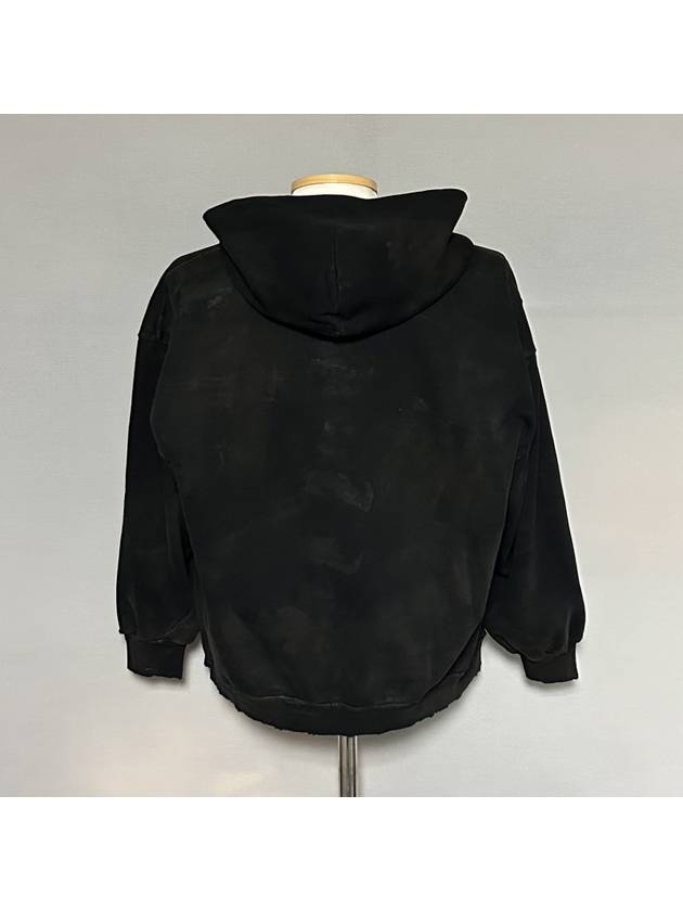 Luxury Balenciaga Trending 2025 Mud Distressed Hooded Zip Up 100