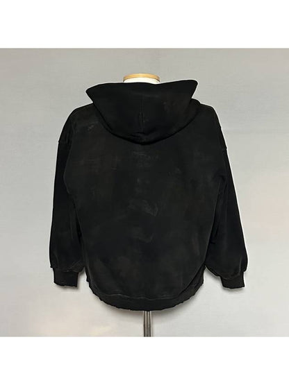 Luxury Balenciaga Trending 2025 Mud Distressed Hooded Zip Up 100
