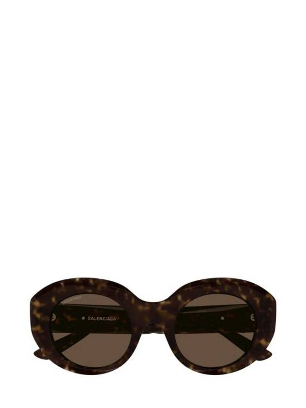 Luxury Balenciaga Trending 2025 Eyewear Oval Frame Sunglasses Havana