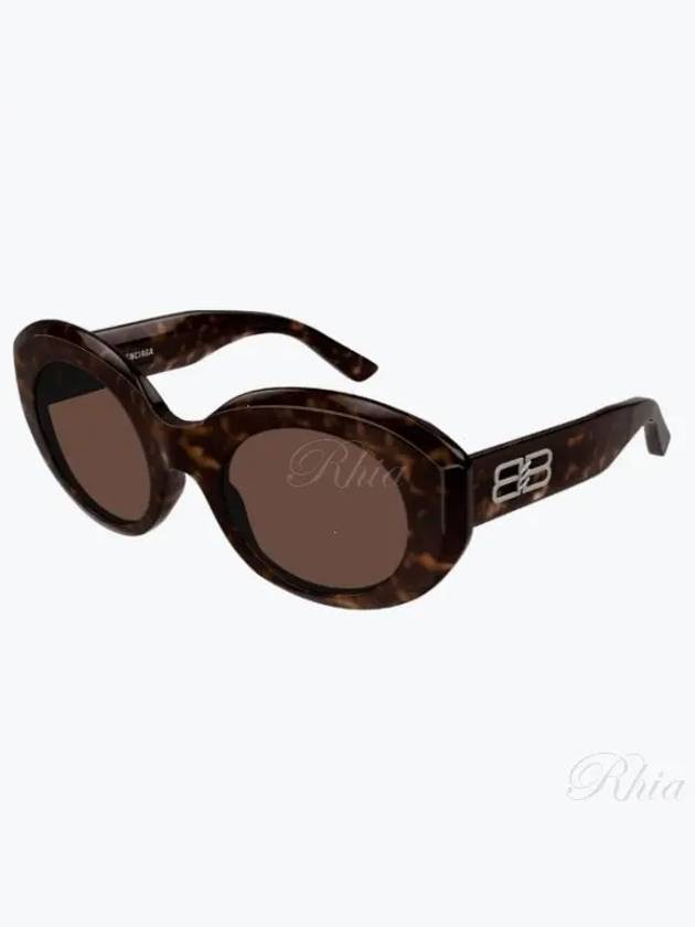 Luxury Balenciaga Trending 2025 Eyewear Oval Frame Sunglasses Havana