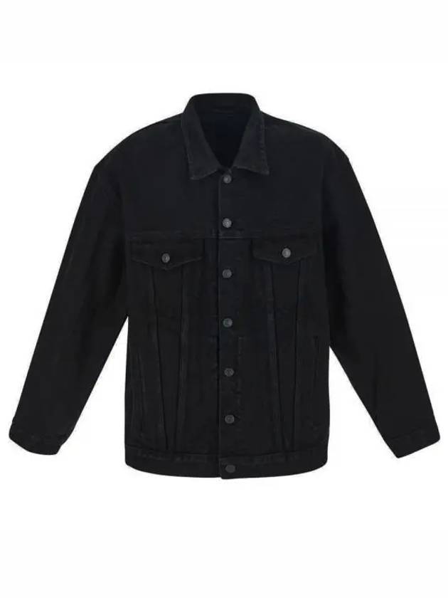 Luxury Balenciaga Trending 2025 Oversized Denim Jacket Black