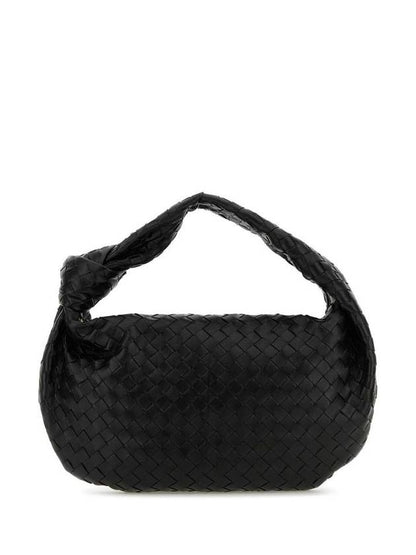 Luxury Bottega Veneta Intrecciato Jody Small Shoulder Bag Black