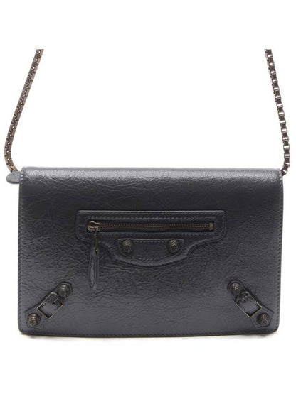 Luxury Balenciaga Trending 2025 Giant Chain Cross Bag Grey