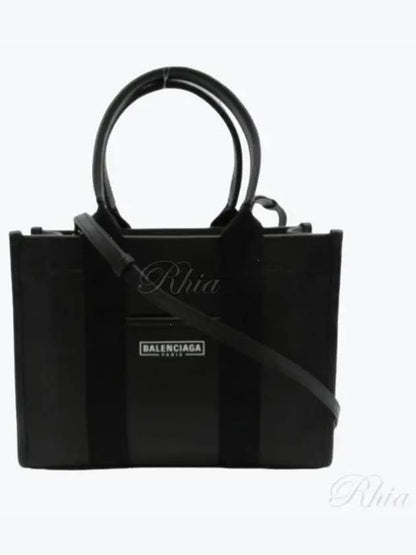 Luxury Balenciaga Trending 2025 Hardware Small Cross Tote Bag Black