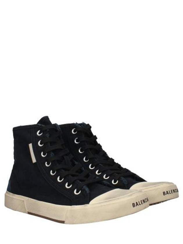 Luxury Balenciaga Trending 2025 Paris High Top Sneakers Black