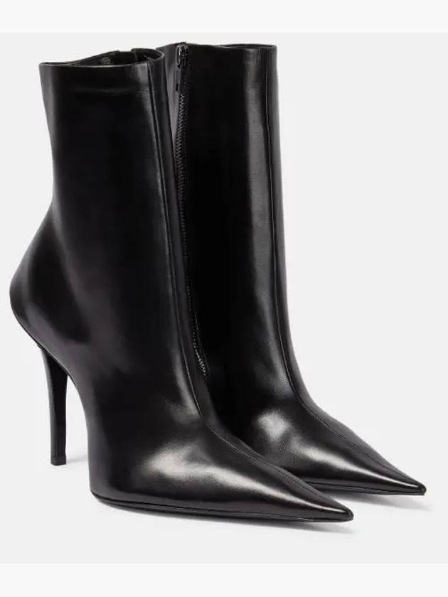 Luxury Balenciaga Trending 2025 Witch 110MM Middle Boots Black
