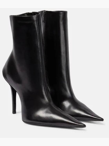 Luxury Balenciaga Trending 2025 Witch 110MM Middle Boots Black