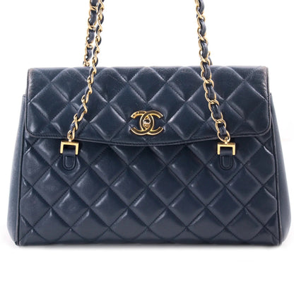 CHANEL QUILTED LAMBSKIN MISIA CAMERA FLAP BAG-HS