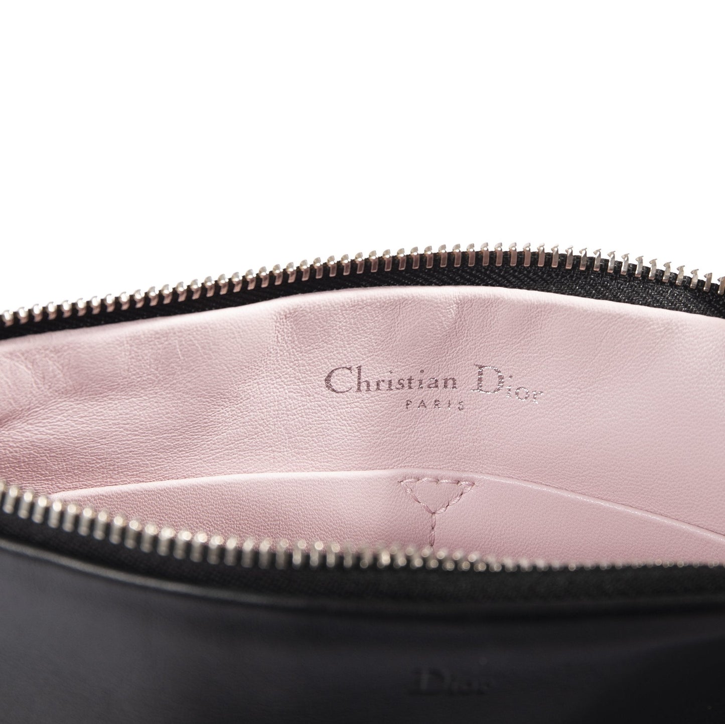 Christian Dior Python & Calfskin Zip Pouch
