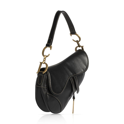 Christian Dior Vintage Leather Saddle Bag