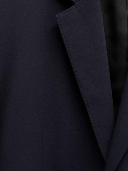 Luxury Balenciaga Trending 2025 Regular Tailored Jacket Navy