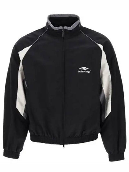 Luxury Balenciaga Trending 2025 3B Sports Icon Regular Track Jacket Black