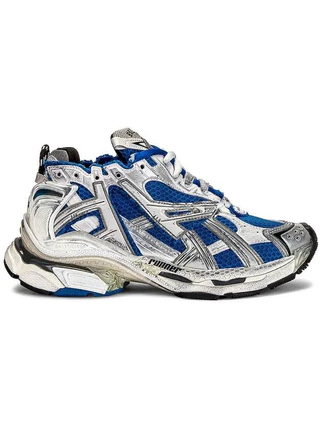 Luxury Balenciaga Trending 2025 Runner Low Top Sneakers Blue
