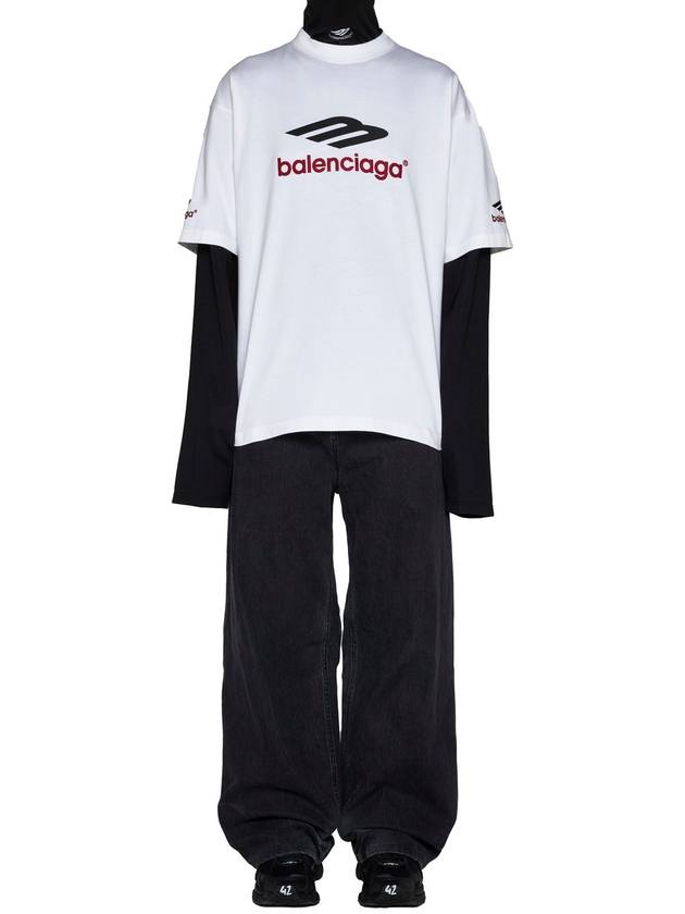 Luxury Balenciaga Trending 2025 Washed Skiwear Jeans Grey