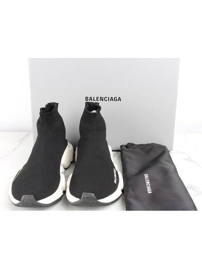 Luxury Balenciaga Trending 2025 Speedrunner sneakers black 39 260