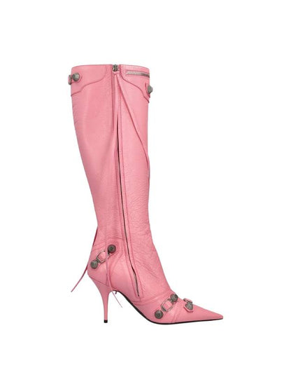 Luxury Balenciaga Trending 2025 cagolian long boots pink