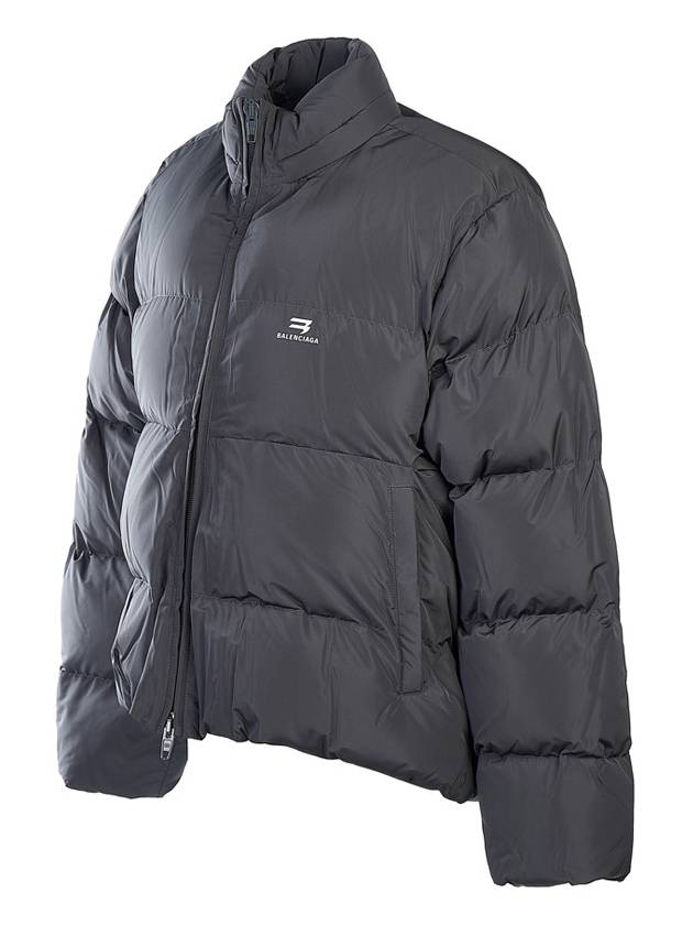 Luxury Balenciaga Trending 2025 Sporty B Logo Point Down Padding Grey
