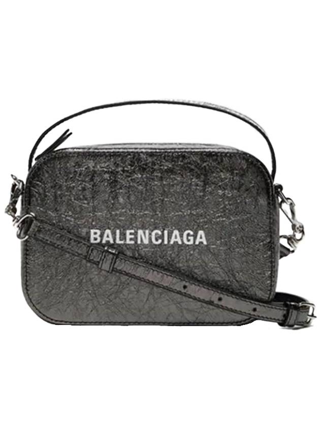 Luxury Balenciaga Trending 2025 Everyday XS Leather Camera Cross Bag Black