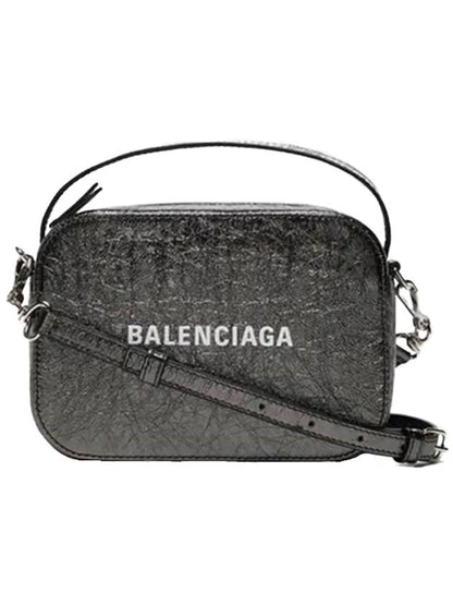 Luxury Balenciaga Trending 2025 Everyday XS Leather Camera Cross Bag Black