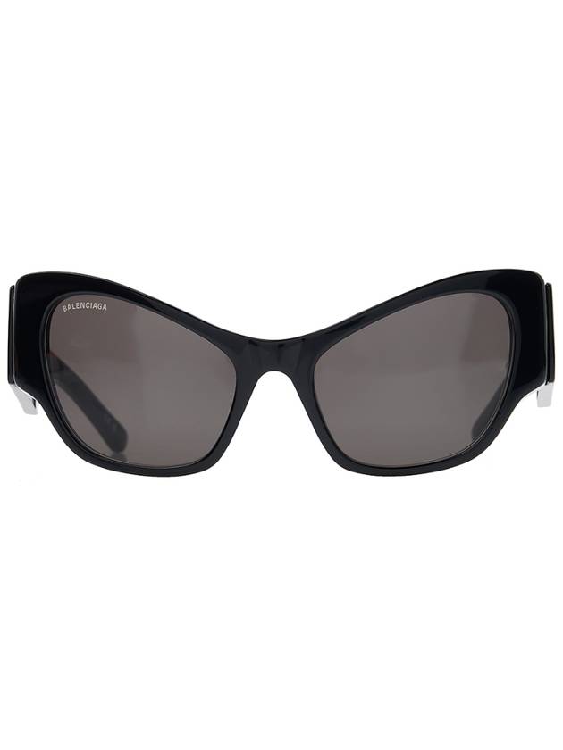 Luxury Balenciaga Trending 2025 Eyewear Logo Cat Eye Sunglasses Black