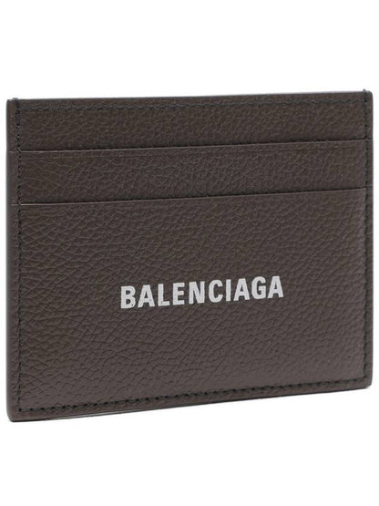 Luxury Balenciaga Trending 2025 Logo Print Cash Card Holder Dark Green