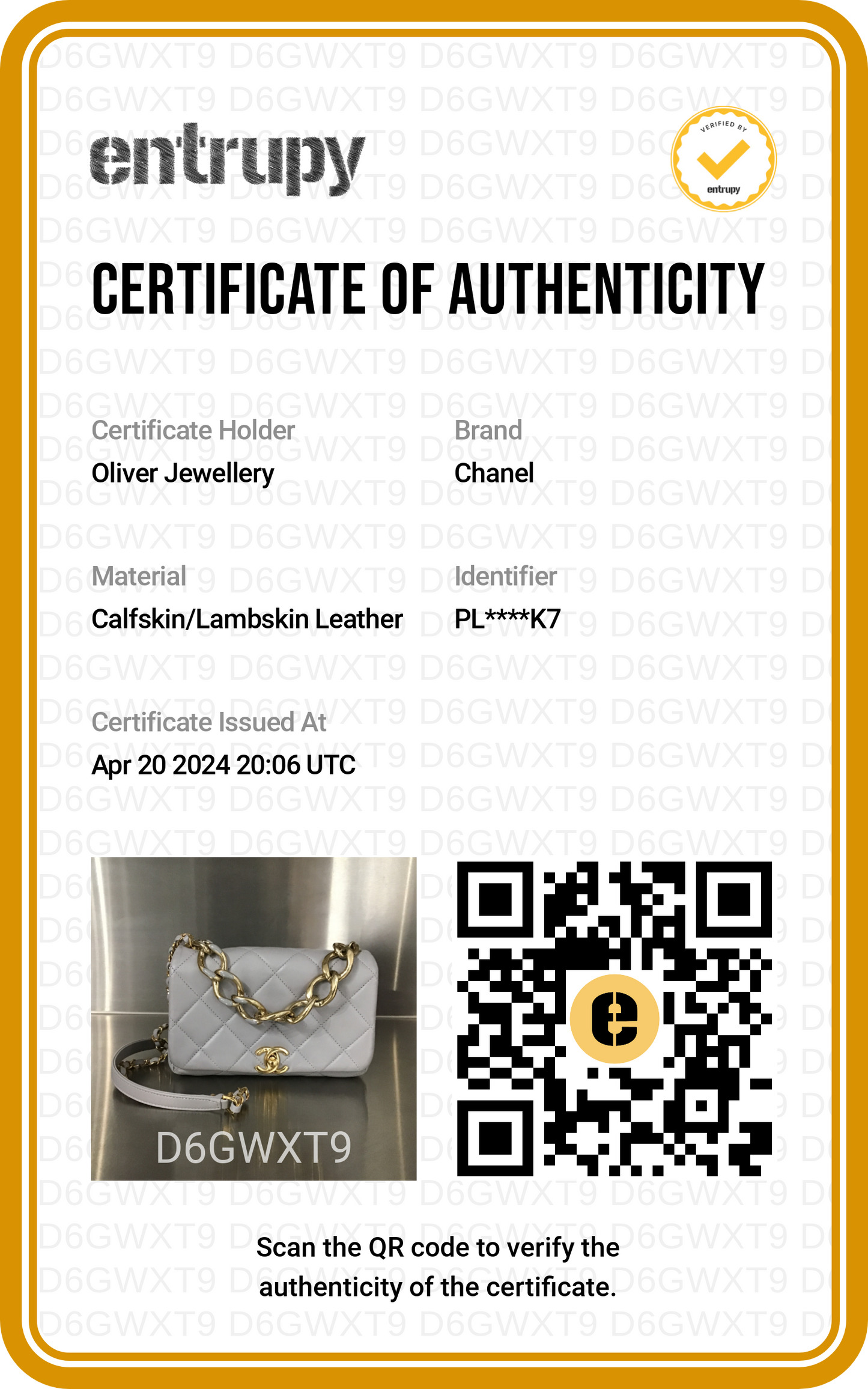 Chanel 2022 Grey Quilted Lambskin Leather Small Color Match Flap Bag