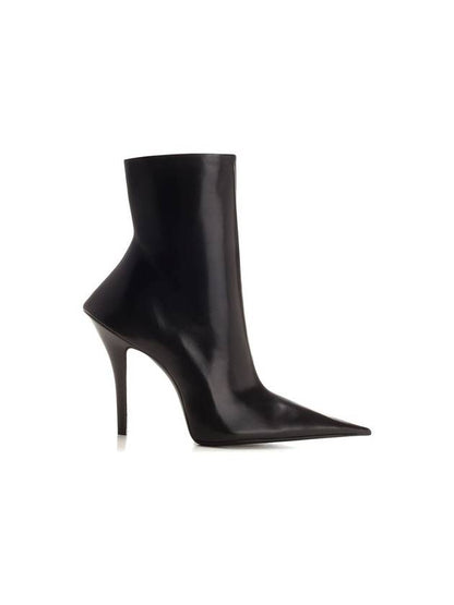 Luxury Balenciaga Trending 2025 Witch 110MM Middle Boots Black