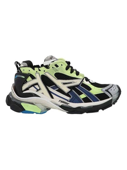 Luxury Balenciaga Trending 2025 Runner Low Top Sneakers Green Black Blue