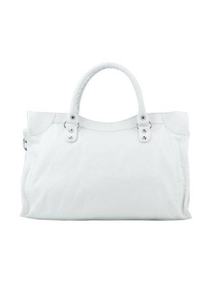Luxury Balenciaga Trending 2025 Le City Medium Bag White