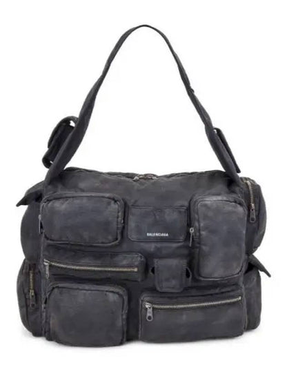 Luxury Balenciaga Trending 2025 Superbusy Large Cross Bag Black