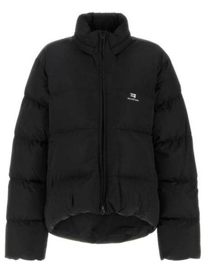 Luxury Balenciaga Trending 2025 Sporty B Logo Point Down Padding Black