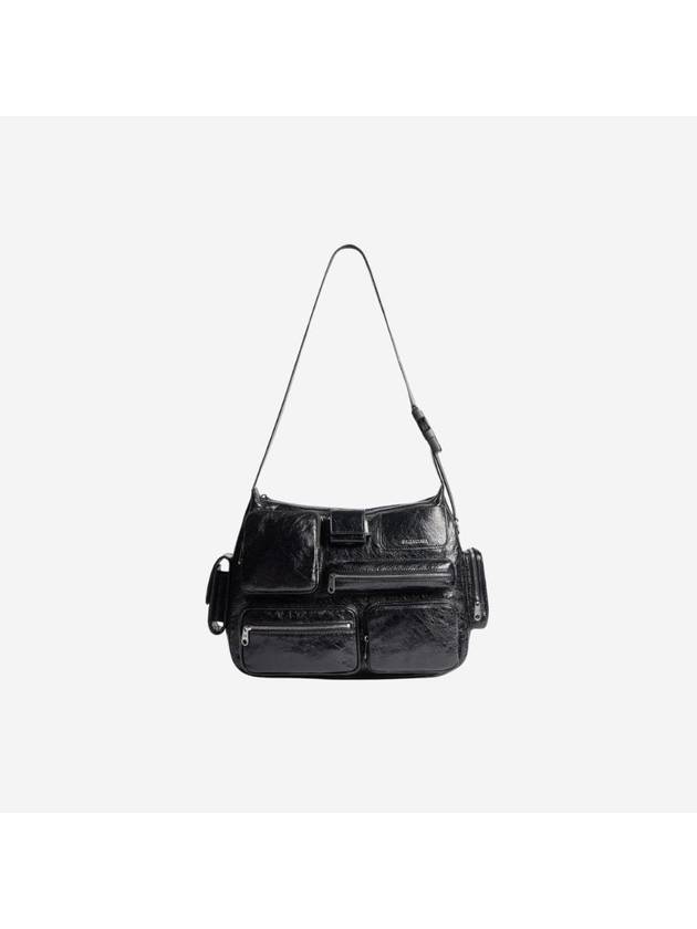 Luxury Balenciaga Trending 2025 Super Busy Messenger Bag Black