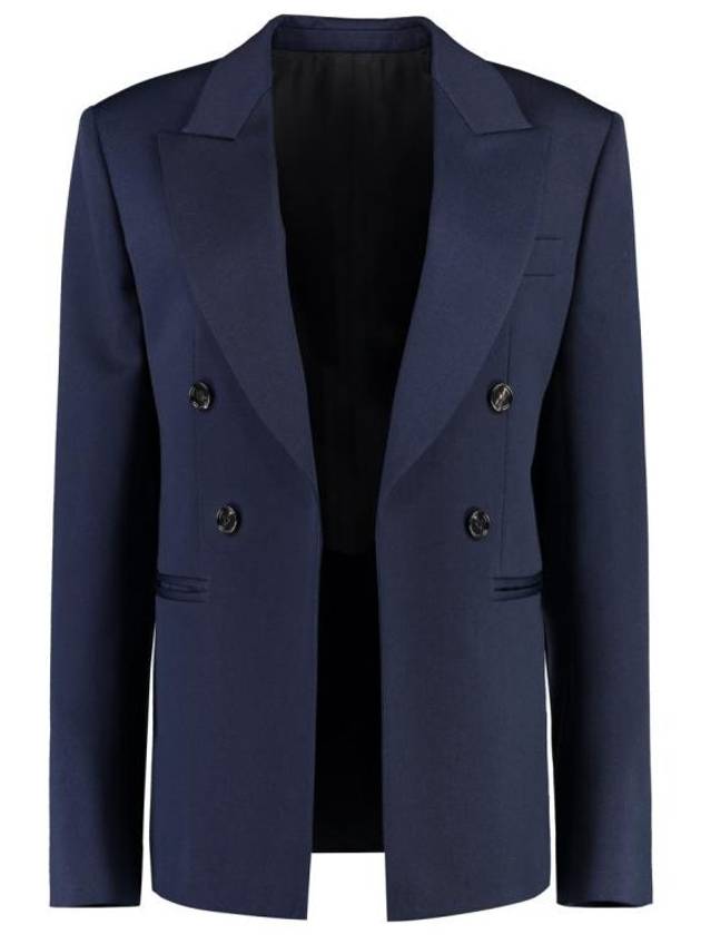 Luxury Bottega Veneta Sartorial Wool Jacket Navy