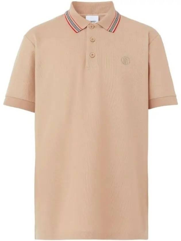 Luxury Burberry Icon Stripe Collar Cotton Polo Shirt Soft Phone