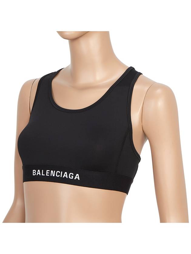 Luxury Balenciaga Trending 2025 WoMen's Athletic Sports Bra Black