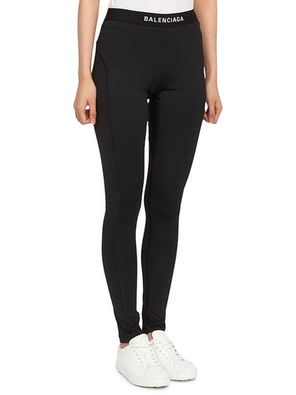 Luxury Balenciaga Trending 2025 Athletic Leggings Pans Black