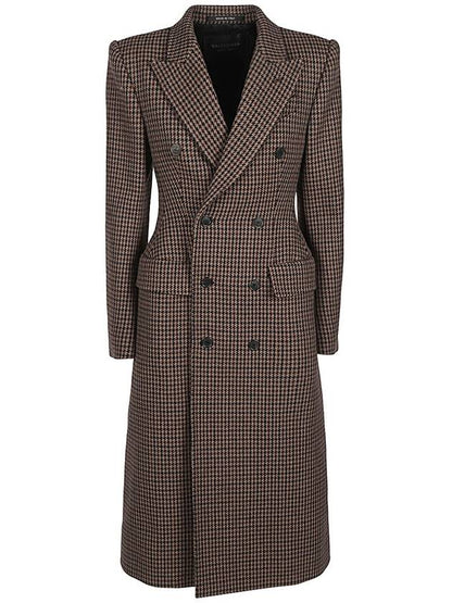 Luxury Balenciaga Trending 2025 Wool Double Coat Brown