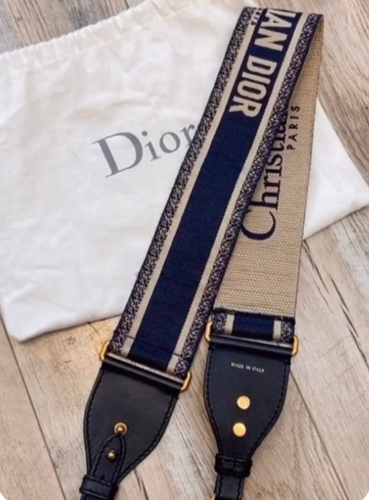 DIOR ADJUSTABLE SHOULDER STRAP WITH RING