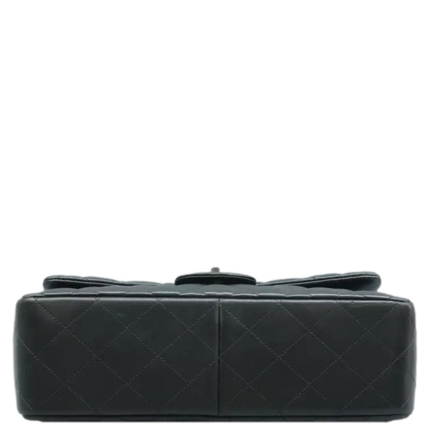 CHANEL Jumbo Classic Double Flap Quilted Leather Shoulder Bag Black