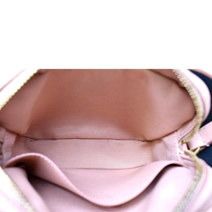 BURBERRY 1983 Knight Check Link Crossbody Camera Bag Light Pink