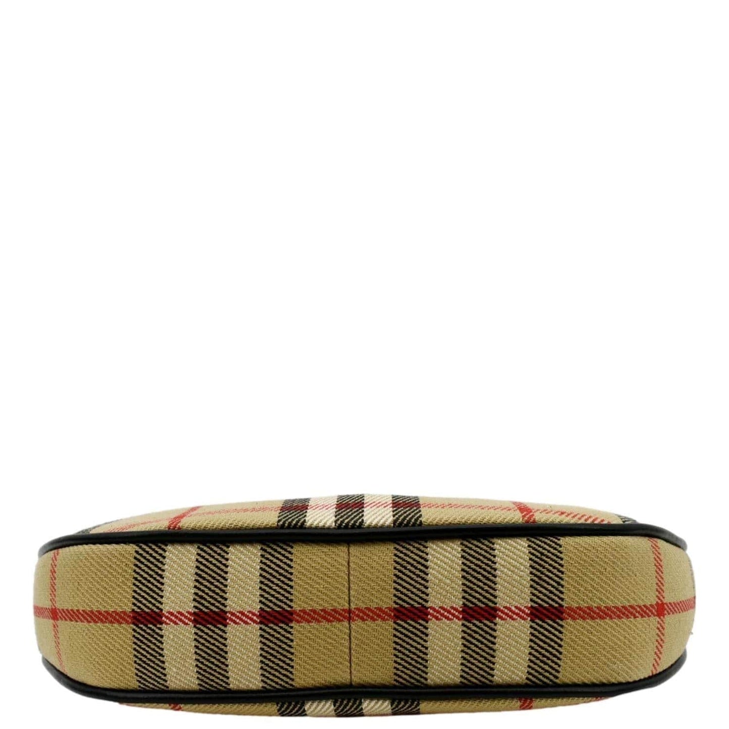 BURBERRY Olympia Vintage Check Pouch Shoulder Bag Archive Beige