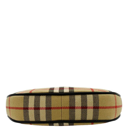 BURBERRY Olympia Vintage Check Pouch Shoulder Bag Archive Beige