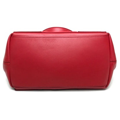 BALENCIAGA Shoulder Bag 339933 leather Red Navy kabas S Women