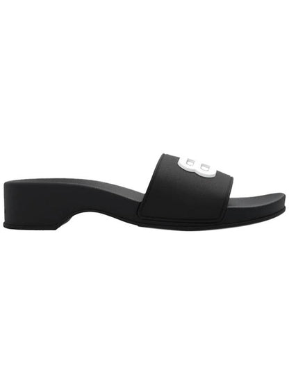 Luxury Balenciaga Trending 2025 Rubber Slippers Black