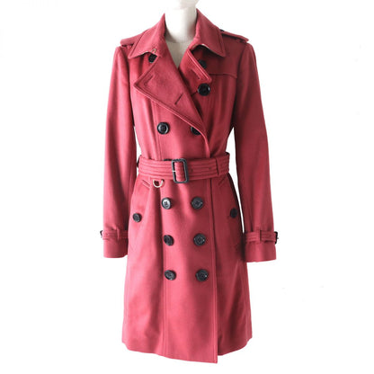 BURBERRY trench coat Main: 100% cashmere, part: 66% wool, part: 22% nylon pink Women 42