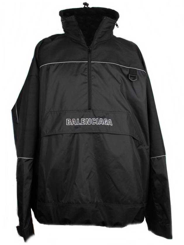 Luxury Balenciaga Trending 2025 Logo Anorak Black 46