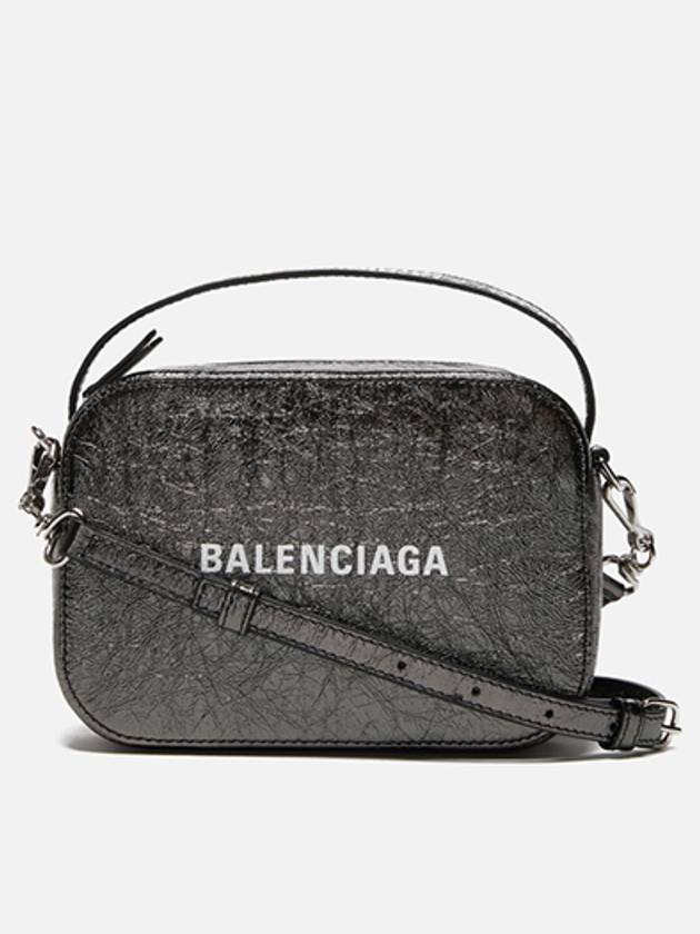 Luxury Balenciaga Trending 2025 Everyday XS Leather Camera Cross Bag Black