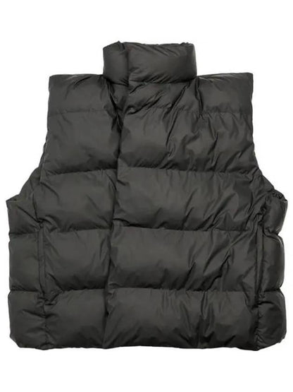 Luxury Balenciaga Trending 2025 Wrap Puffer Padded Vest Black